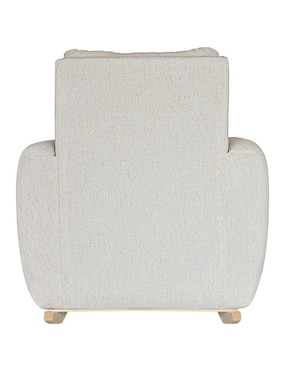 Mecedora con taburete Mueble Mom de poliéster