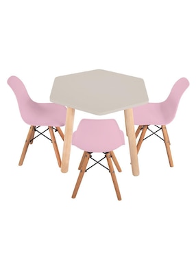 Set De Mesa Infantil Infantil Duduk