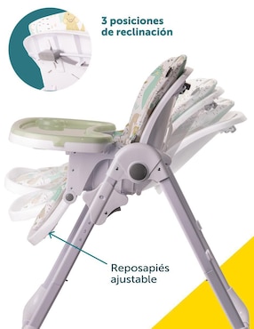 Silla alta Safety 1St Tavola Dinosaurios