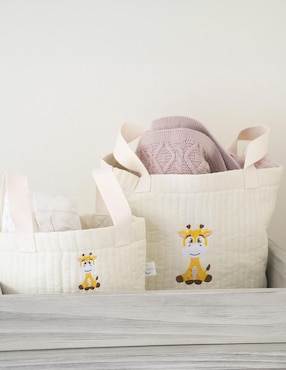 Set cesto decorativo Zana de algodón