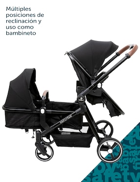 Carriola doble Carry 4 Two Safety 1St plegable