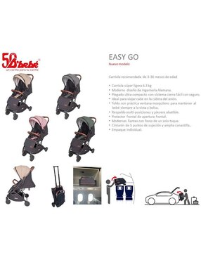 Carriola ultracompacta The Baby Shop plegable