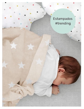 Frazada de tejido plano Nap Estrellas para bebé