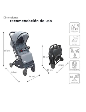 Carriola ultraligera Wing D'Bebé plegable