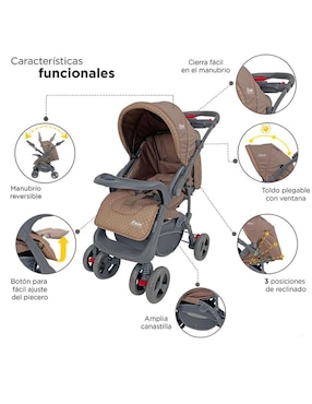 Carriola travel system Travel System Aventura D'Bebé plegable