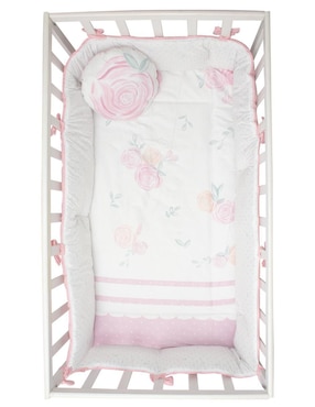 Juego de cuna Carybebe Flores para bebé niña 4 piezas