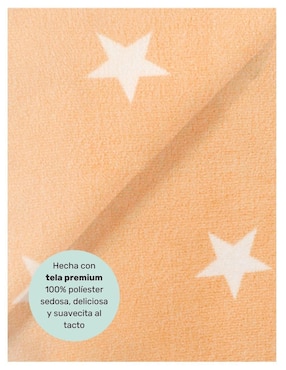 Sábana para cajón de poliéster 300 hilos Nap Estrellas Peach