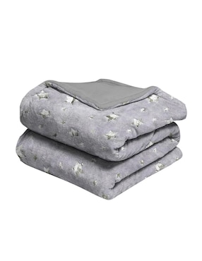 Cobertor Chiquimundo Invierno estampado texturizado