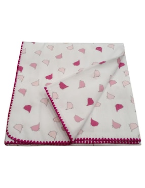 Frazada de tejido microfibra Swaddledesigns para bebé niña