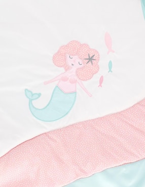 Juego de cuna Pipapo Sirena para bebé niña 4 piezas
