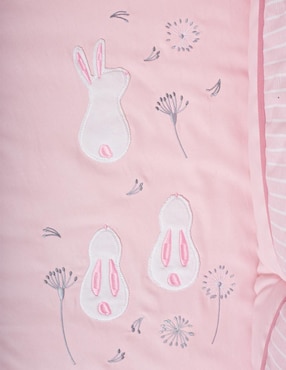 Juego de cuna Pipapo Conejos para bebé niña 3 piezas