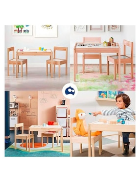 Mesa con silla armable Bluelander