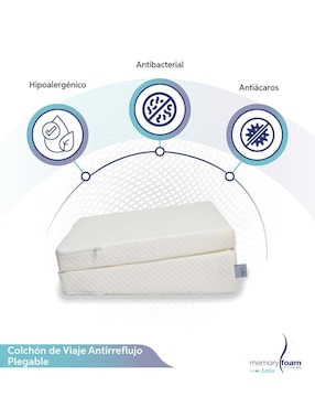 Colchón plegable Memory Foam Baby confort medio