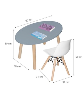 Mesa con silla Duduk
