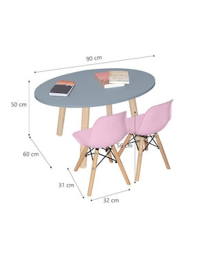 Mesa con silla armable Duduk