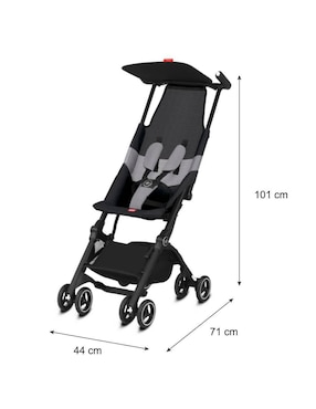 Carriola ultraligera Pockit Gb plegable