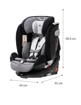Autoasiento convertible GB compatible con carros con isofix y/o cinturón de 3 puntos Unari
