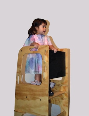 Torre de aprendizaje Montessori de madera Cut Art Kids