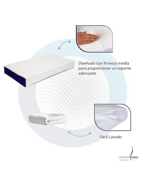 Colchón para cuna Memory Foam Baby Baby Good confort medio