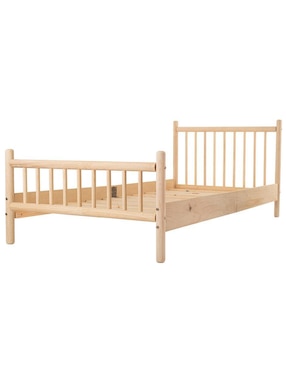 Cama Duduk de madera pino individual