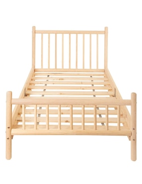 Cama Duduk de madera pino individual