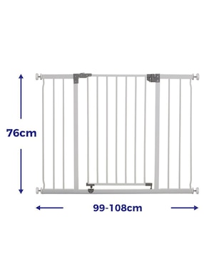 Puerta de seguridad de metal Dreambaby