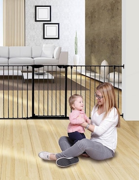 Puerta de seguridad de metal para bebé Dreambaby