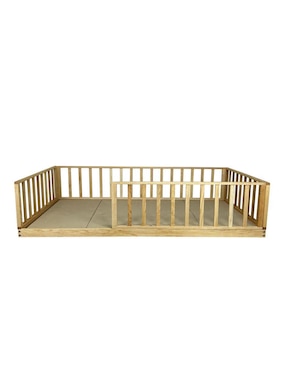 Cama baja Montessori Titi Muebles de madera pino individual