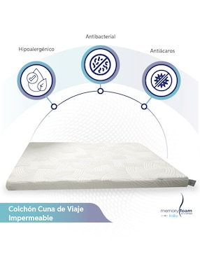 Colchón regular Memory Foam Baby