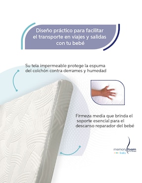 Colchón regular Memory Foam Baby