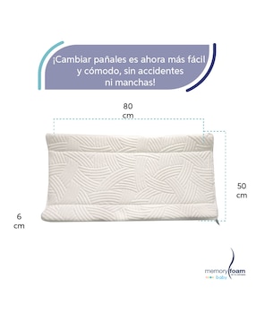 Colchón cambiador Memory Foam Baby