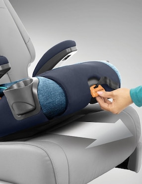 Autoasiento booster Chicco Kidfit Zip Plus Seascape