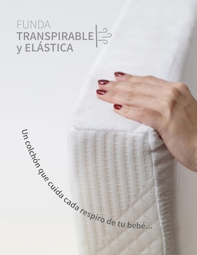 Colchón para cuna Chiquimundo impermeable confort medio