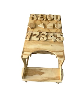 Torre de aprendizaje montessori de madera Cut Art Kids