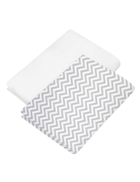 Set sábanas cajón de algodón 300 hilos Nap Chevron