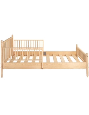 Cama baja Duduk de madera pino individual