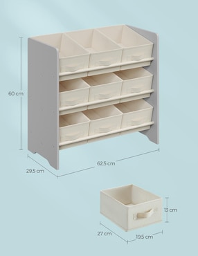Set de organizador multiusos armable Songmics Home Teza