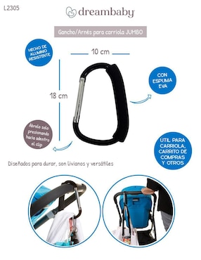 Sujetador Dreambaby para bebé de hasta 15 kg