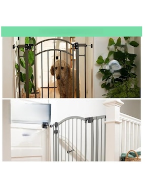 Puerta de seguridad de acero inoxidable para bebé Summer Infant