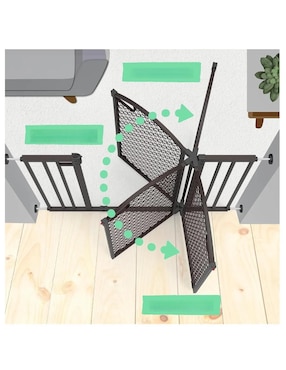 Puerta de seguridad de acero inoxidable para bebé Summer Infant