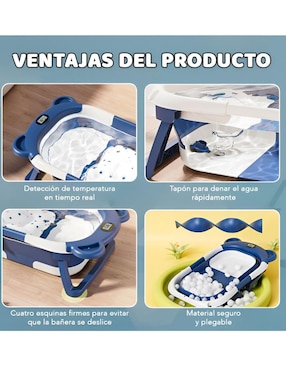 Bañera Xtellar de plástico