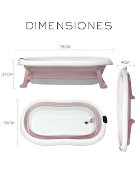 Bañera Xtellar de plástico
