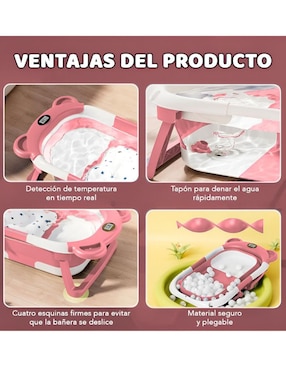 Bañera Xtellar de plástico