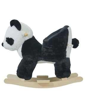 Mecedora bambineto animalito peluche bambineto de madera