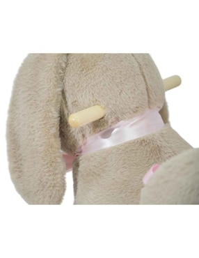 Mecedora bambineto animalito peluche bambineto de madera