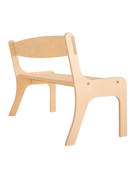 Silla Duduk Montessori en abedul