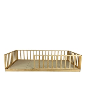 Cama baja Titi Muebles Montessori Titi Muebles de madera pino individual
