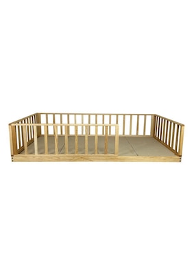 Cama baja Titi Muebles Montessori Titi Muebles de madera pino individual