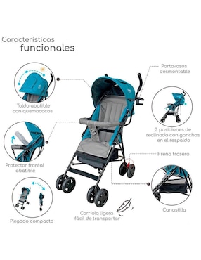 Carriola ultraligera D'Bebé plegable