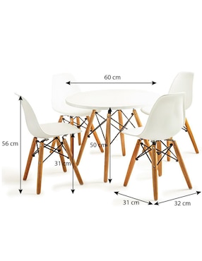 Mesa con silla armable Duduk